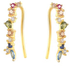 Multicolored Sweep Earrings