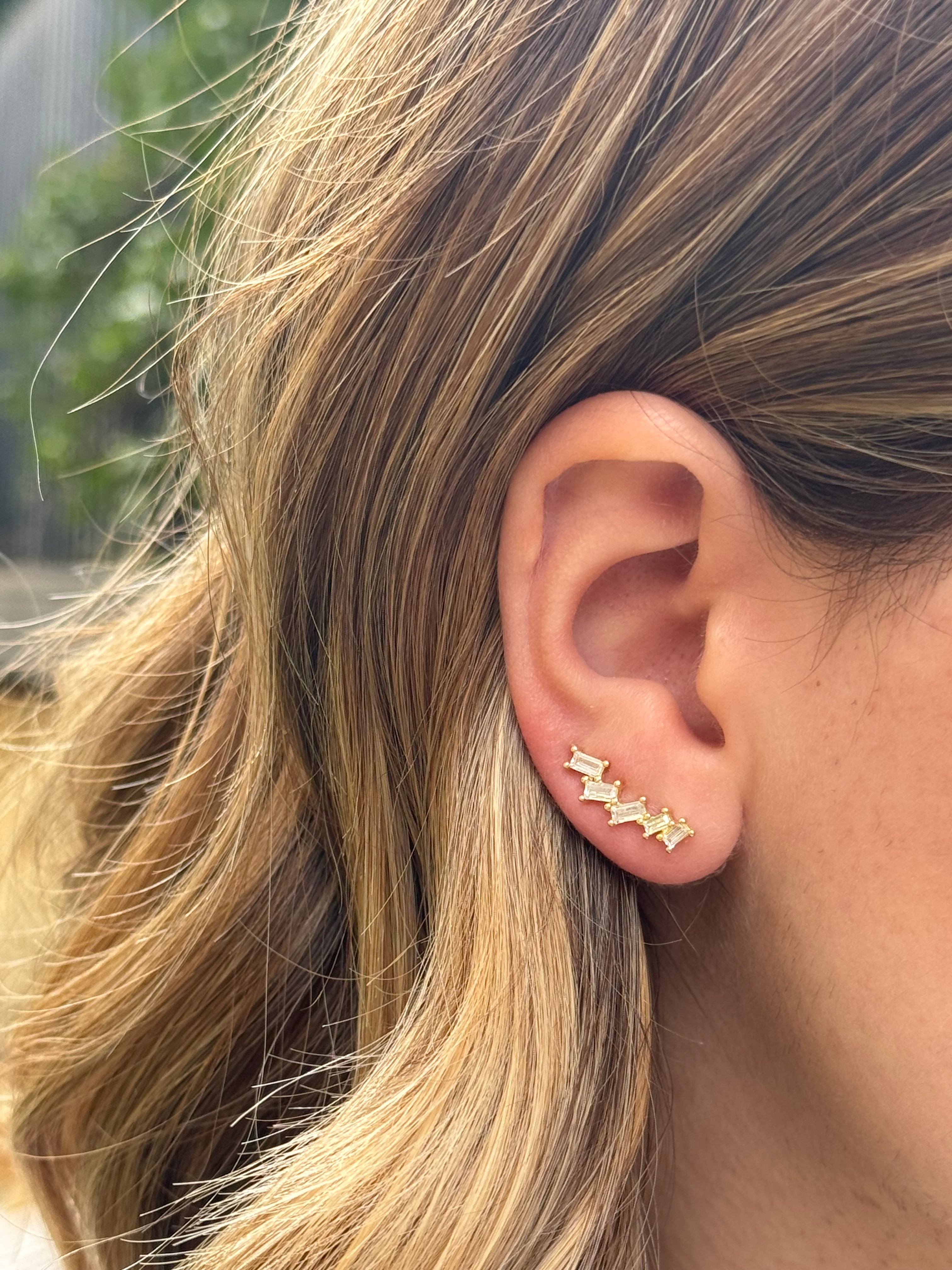 Emerald Sweep Earrings