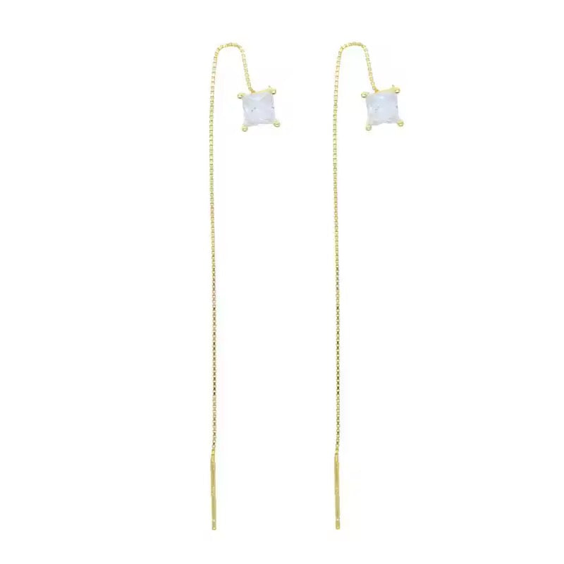Square Drop Earrings