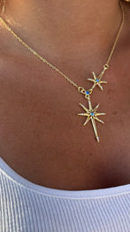 Duo Star Necklace