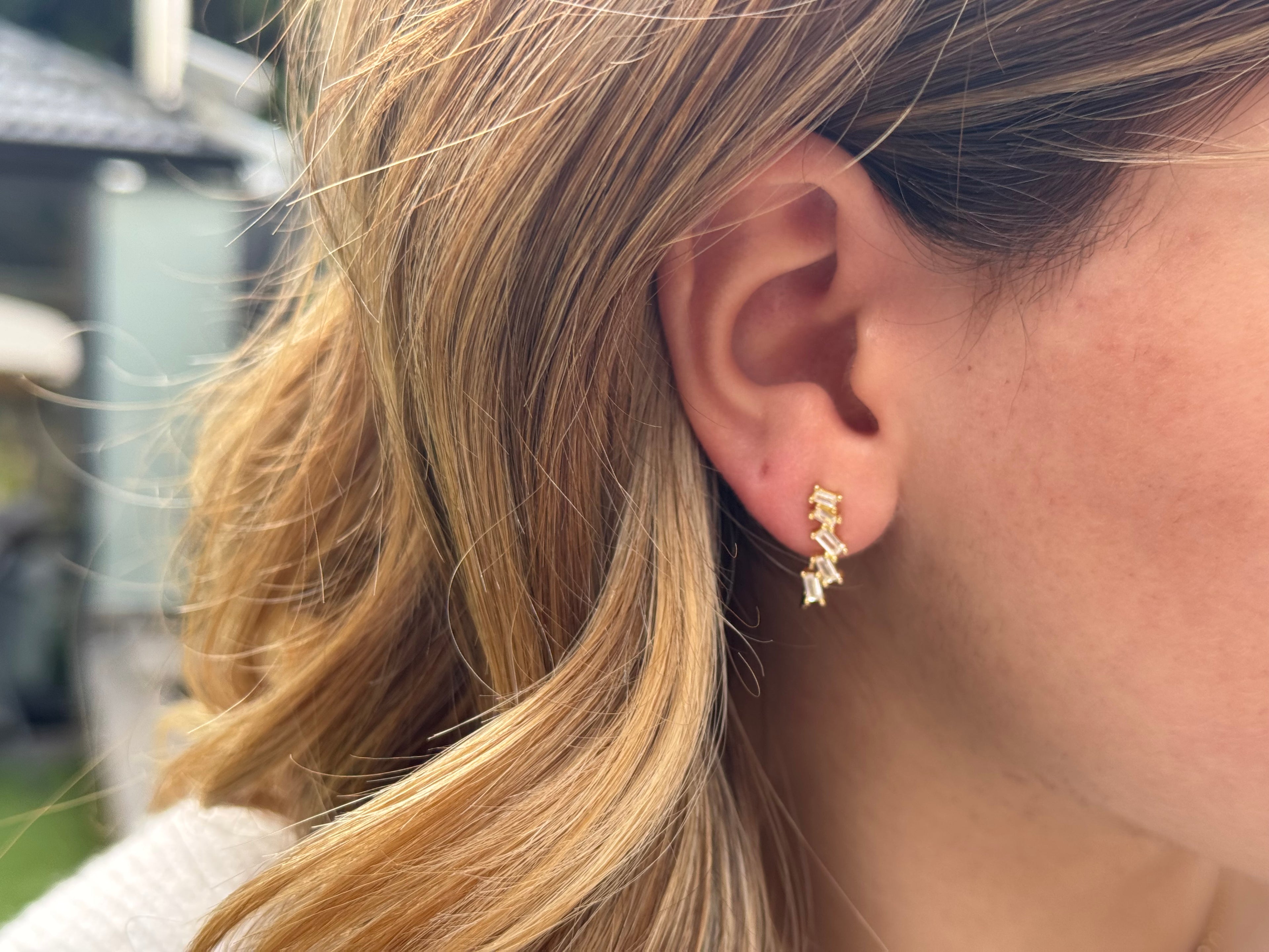 Emerald Sweep Earrings