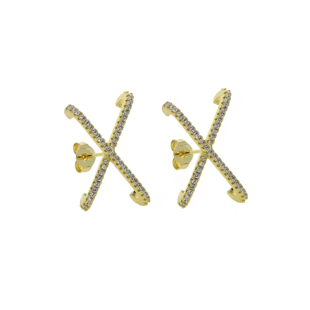 X earrings