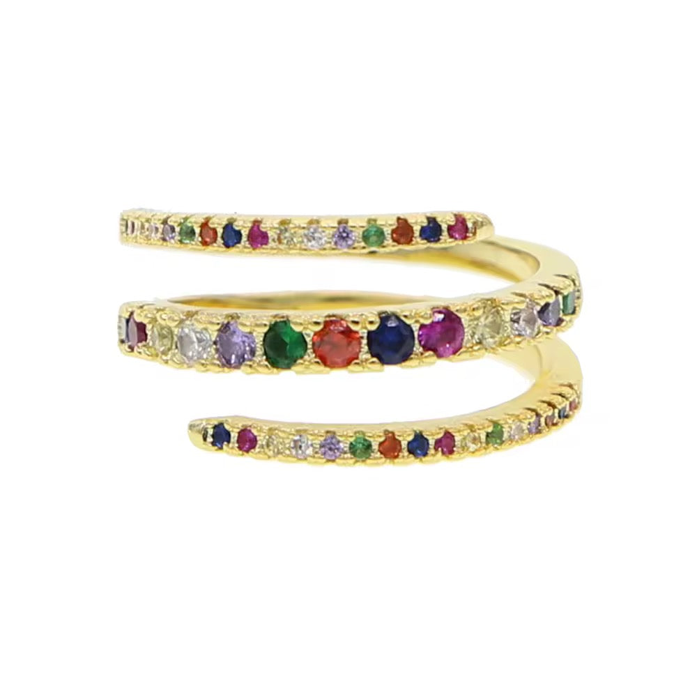 Twist Rainbow Ring